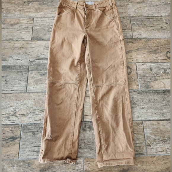 Everlane Pants - Everlane Cargo Utility Pants Khaki Women’s Size 2 100% Cotton